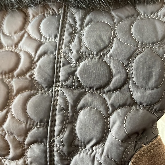 HOST PICK!!!  Coach suede and fur boots - Picture 7 of 10